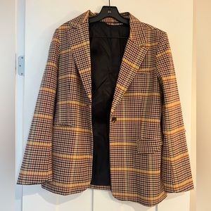 & Other Stories Plaid Blazer